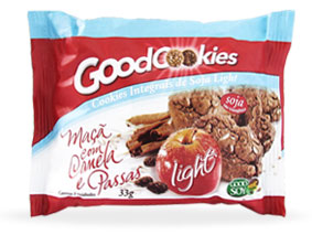 cookie_maca_com_canela_light_g[1].jpg - Farinha de trigo, farinha de soja integral, proteína de soja, aveia em flocos, óleo de soja, ovos desidratados, açúcar mascavo, amido de milho, maçã desidratada, uva passa, polidextrose, canela em pó, bicarbonato de sódio, bicarbonato de amônio, sucralose, aroma natural de maçã com canela. NÃO CONTÉM LACTOSE. CONTÉM GLÚTEN.
